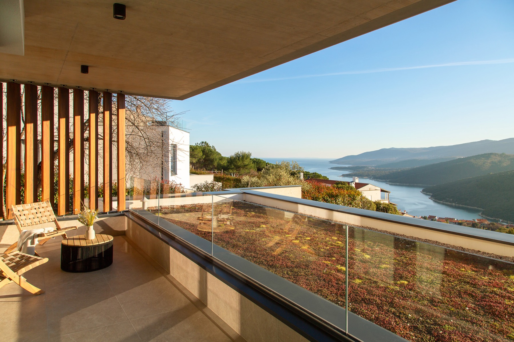 Balkon mit Meerblick
