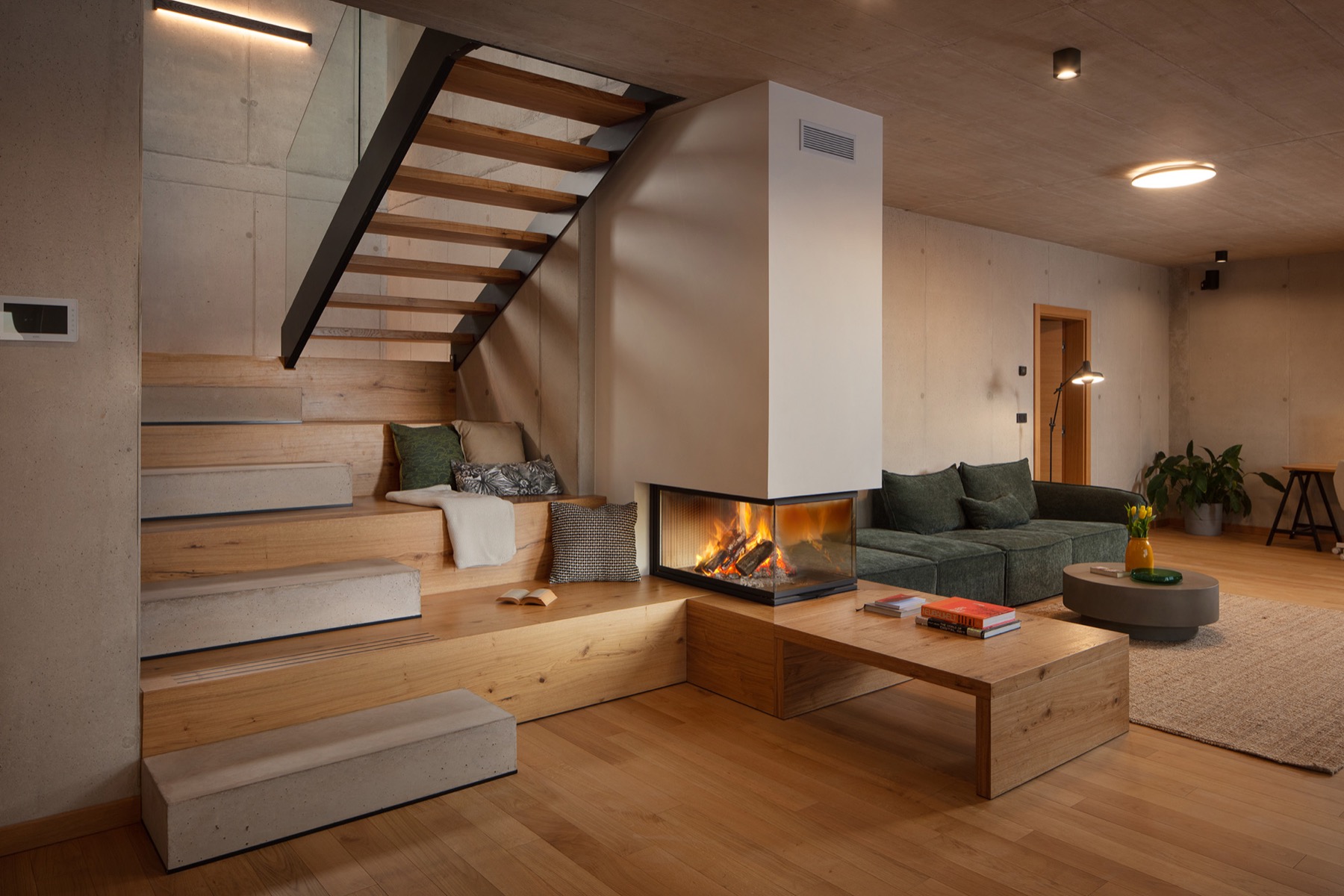Gemütliches Kaminzimmer